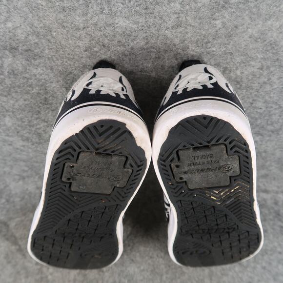 Heelys Shoes Kids Youth 4 Wheeled Sneakers Skate Pro 20 Print Flames Lace Up - Picture 14 of 15